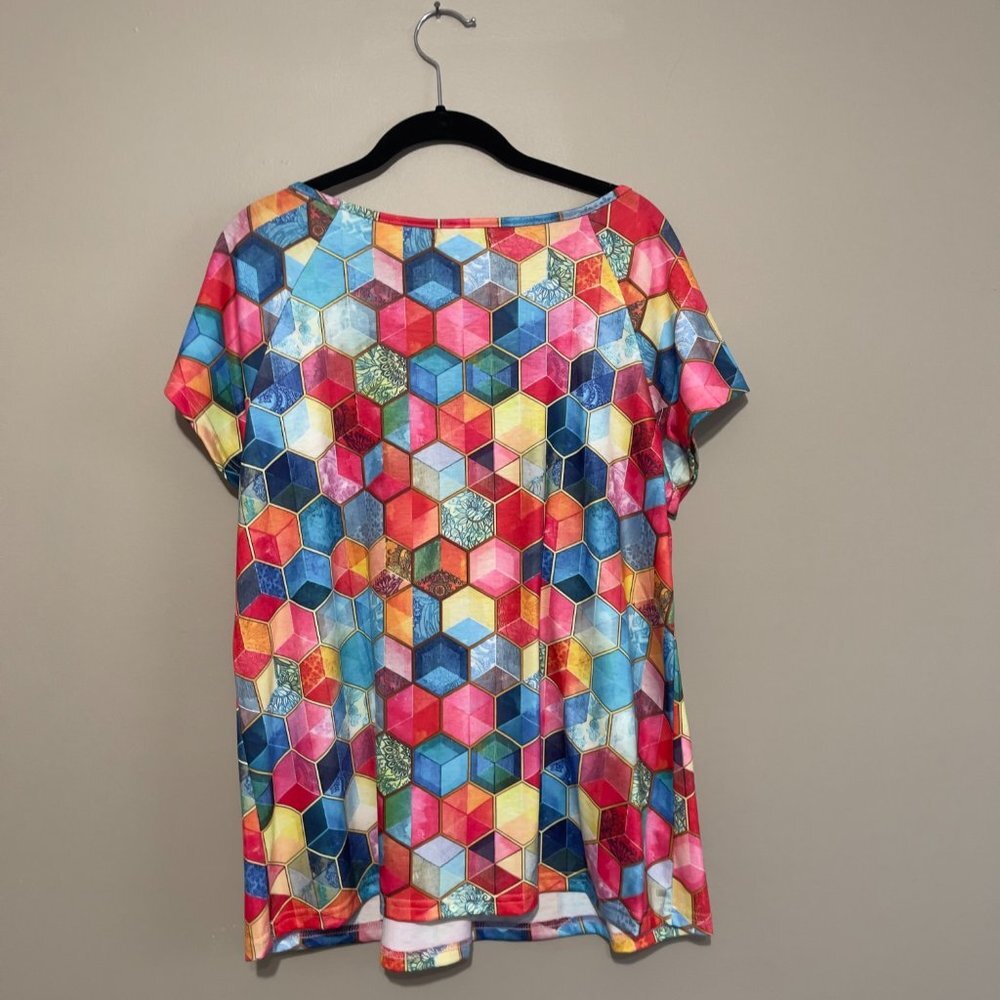 Multi-Colored Womens Blouse, S - Picture 4 of 6